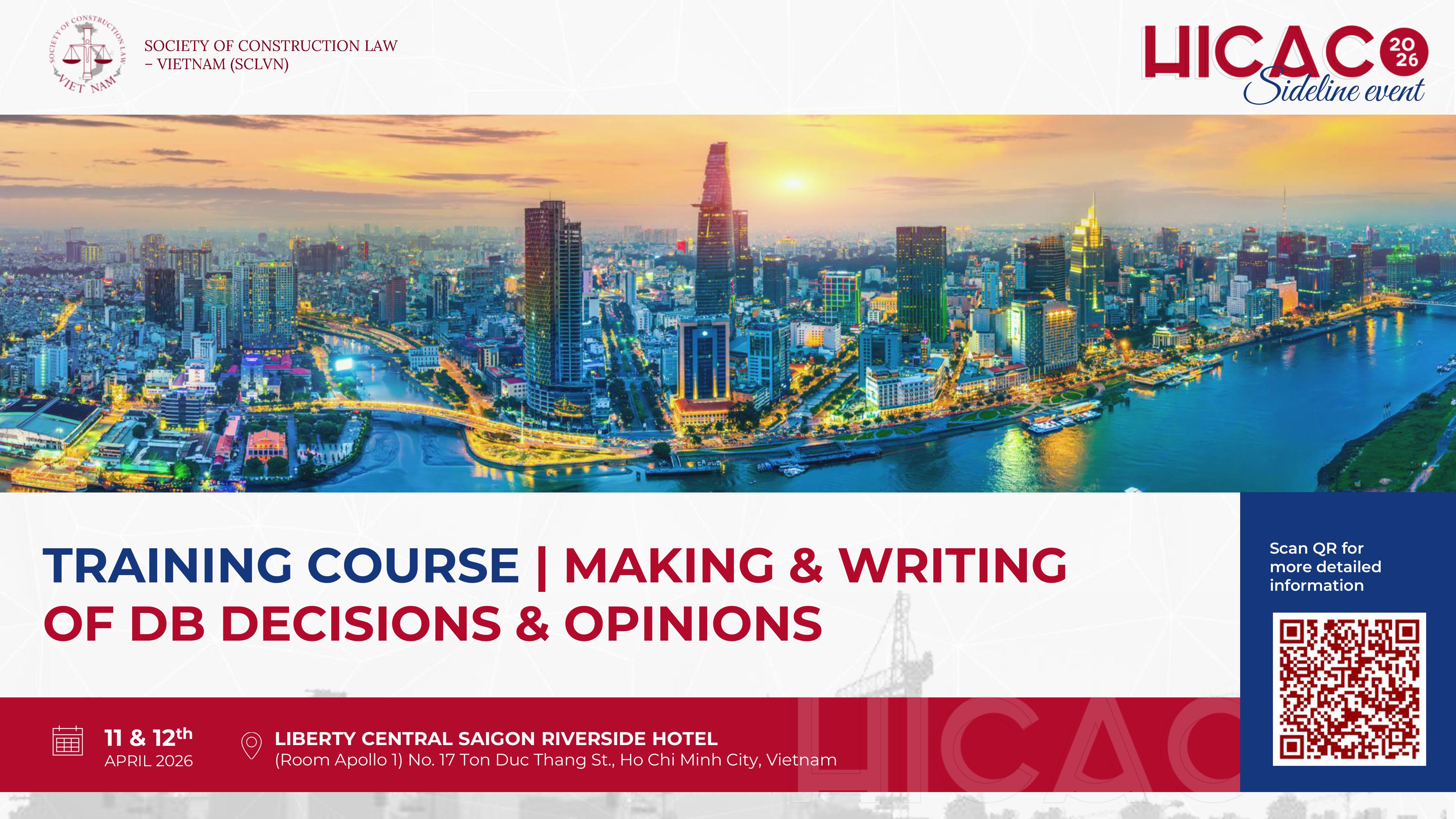 HICAC - Sideline event | Training course on Making & Writing of DB Decisions & Opinions