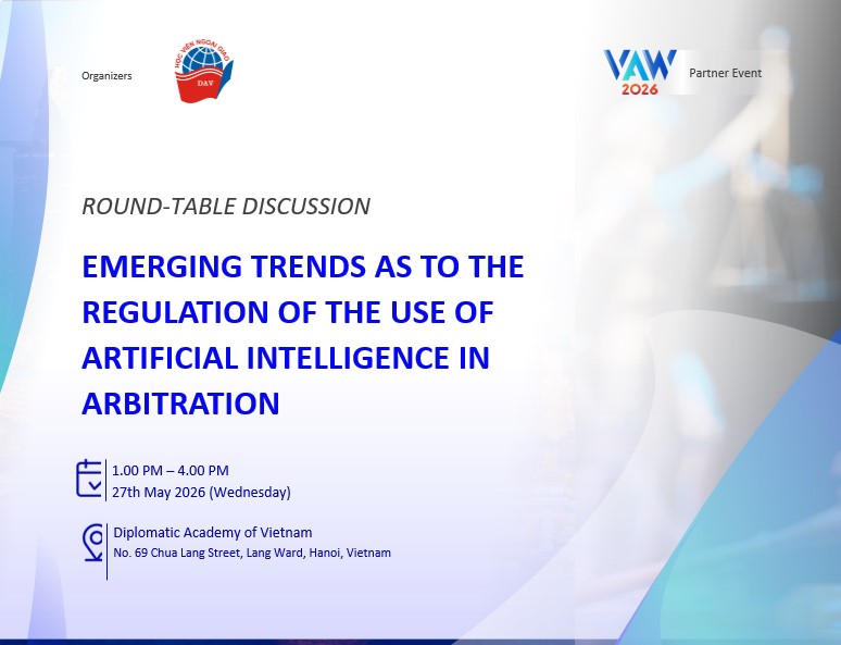 VAW 2026 | Roundtable: Emerging Trends as to the Regulation of the Use of Artificial Intelligence in Arbitration 