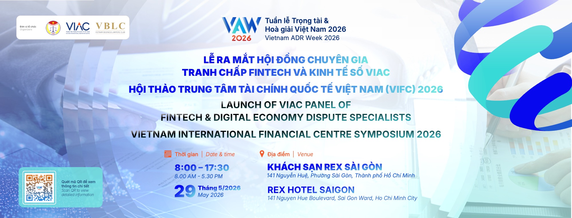 VAW 2026 | Lễ ra mắt Hội đồng Chuyên gia Tranh chấp FinTech & Kinh tế ...