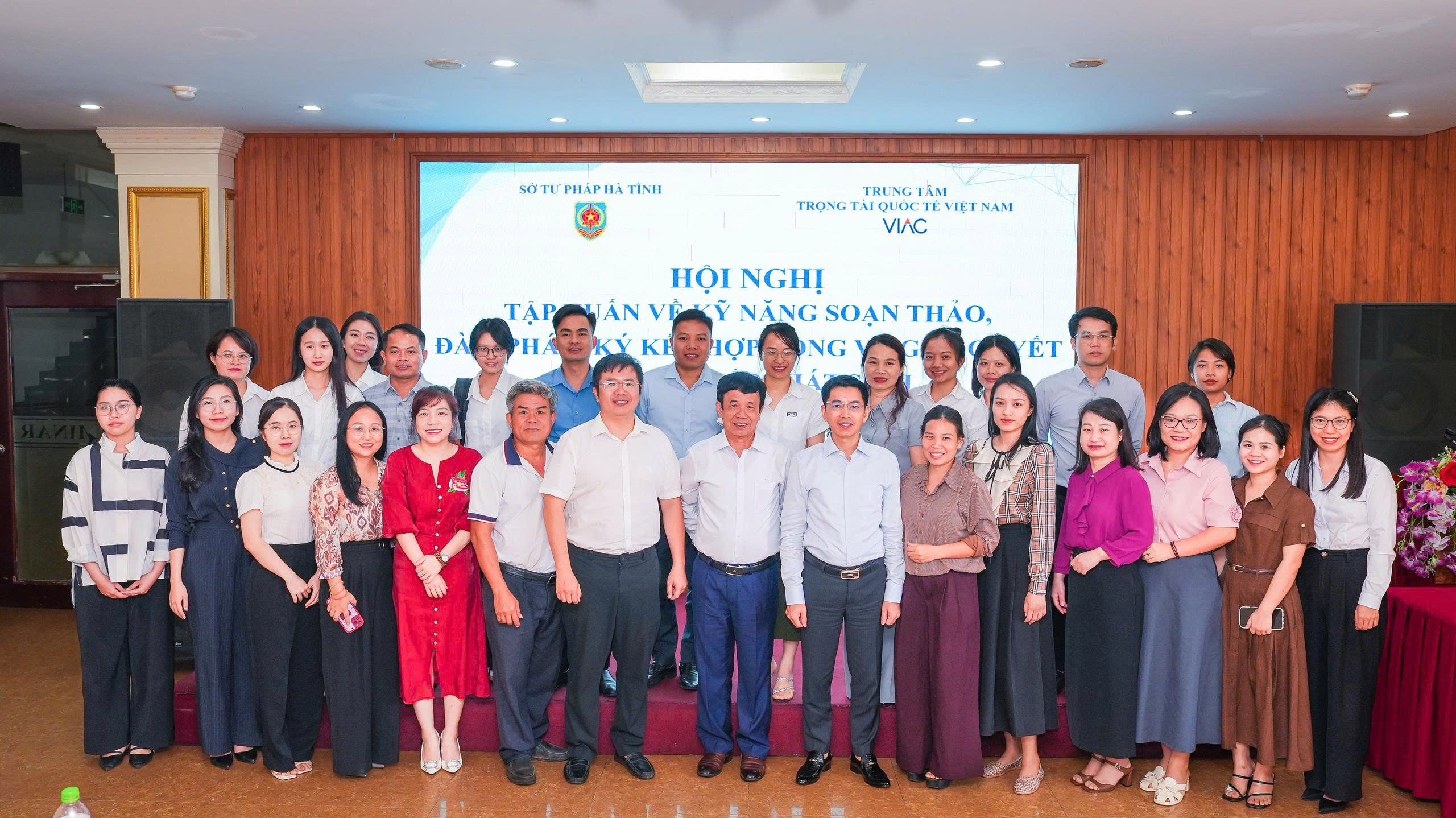 Training Conference on Contract Drafting, Negotiation and Execution Skills, Dispute Resolution, and the Signing Ceremony of the Memorandum of Understanding (MoU) between the Department of Justice and the Vietnam International Arbitration Centre (VIAC)