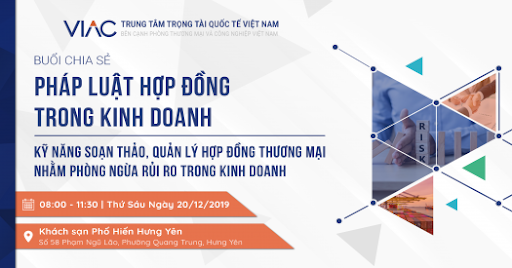 Buổi chia sẻ Pháp luật hợp đồng trong kinh doanh – Kỹ năng soạn thảo, quản lý hợp đồng thương mại nhằm phòng ngừa rủi ro trong kinh doanh
