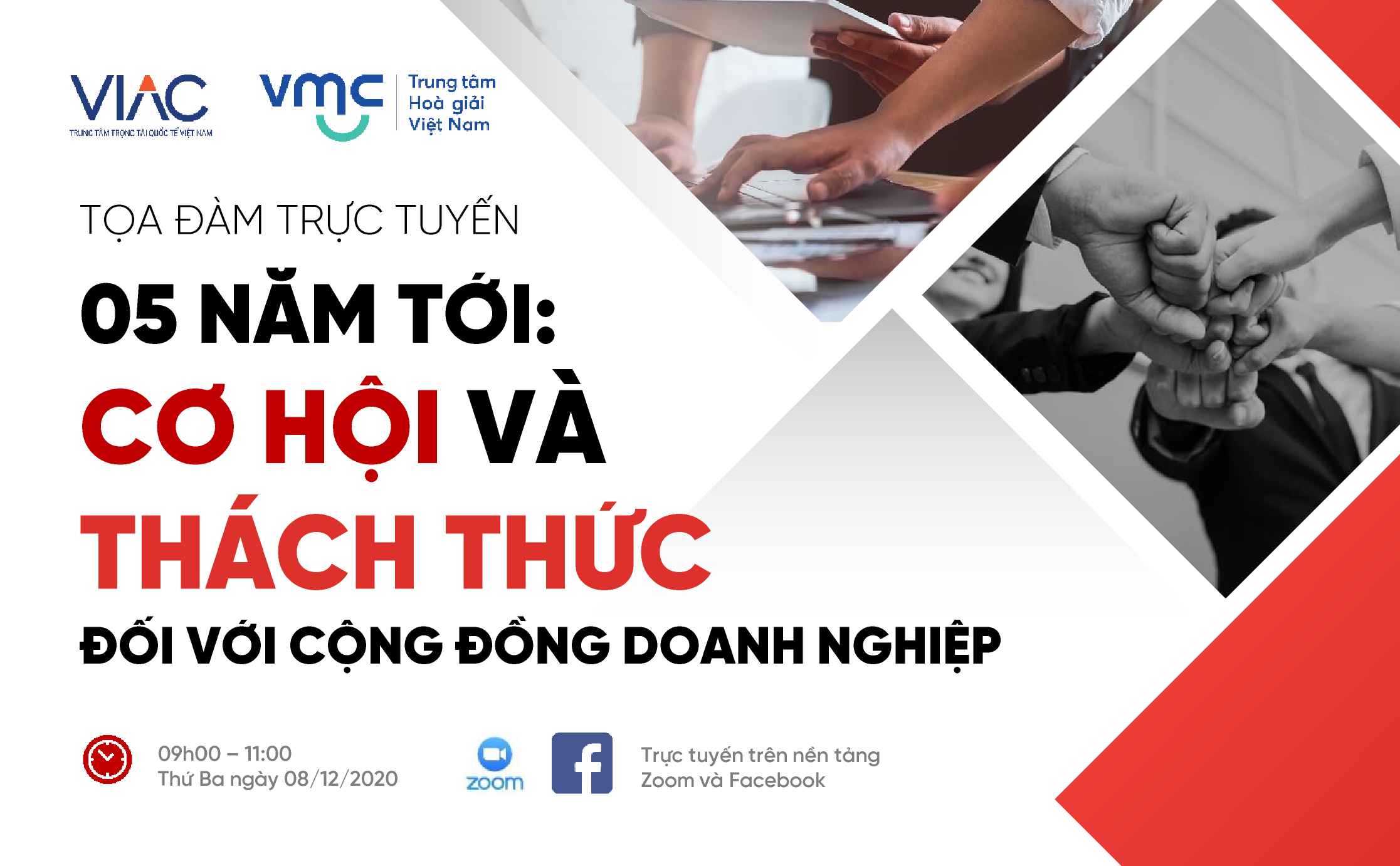 Hội thảo trực tuyến 5 năm tới: Cơ hội và thách thức đối với cộng đồng doanh nghiệp