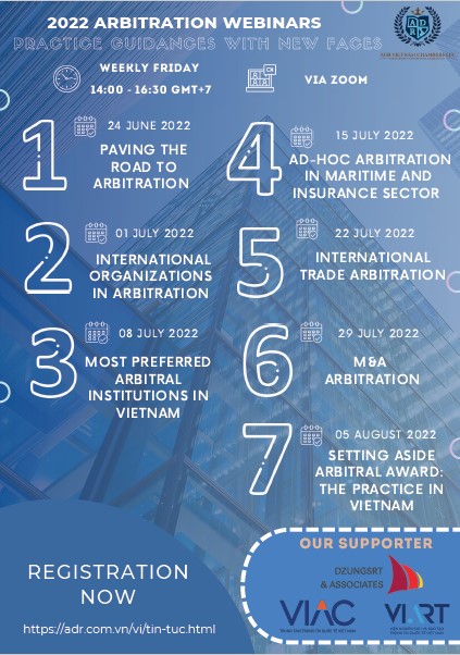 Chuỗi hội thảo trực tuyến về trọng tài 2022  