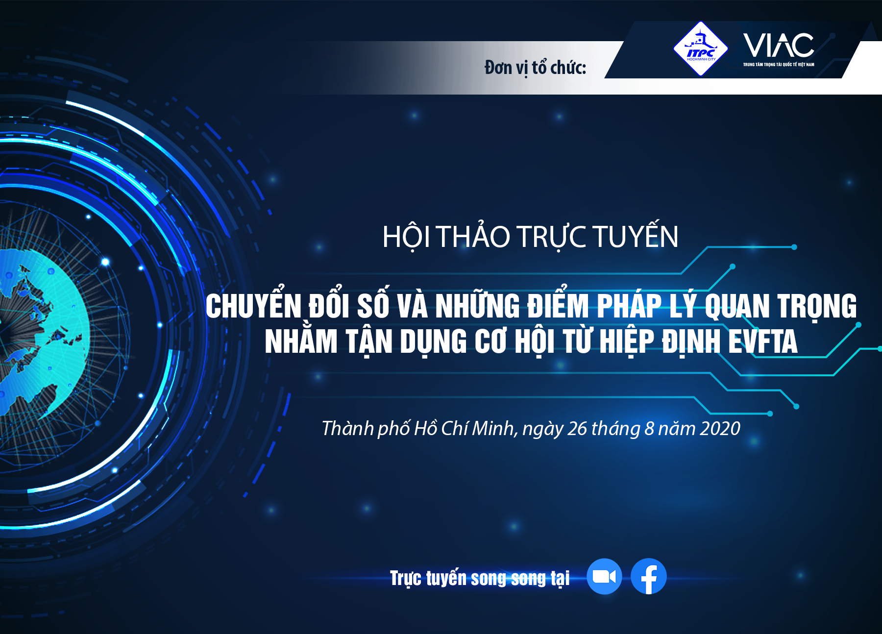 Hội thảo trực tuyến: Chuyển đổi số - Tận dụng cơ hội từ Hiệp định EVFTA trong bối cảnh hiện tại