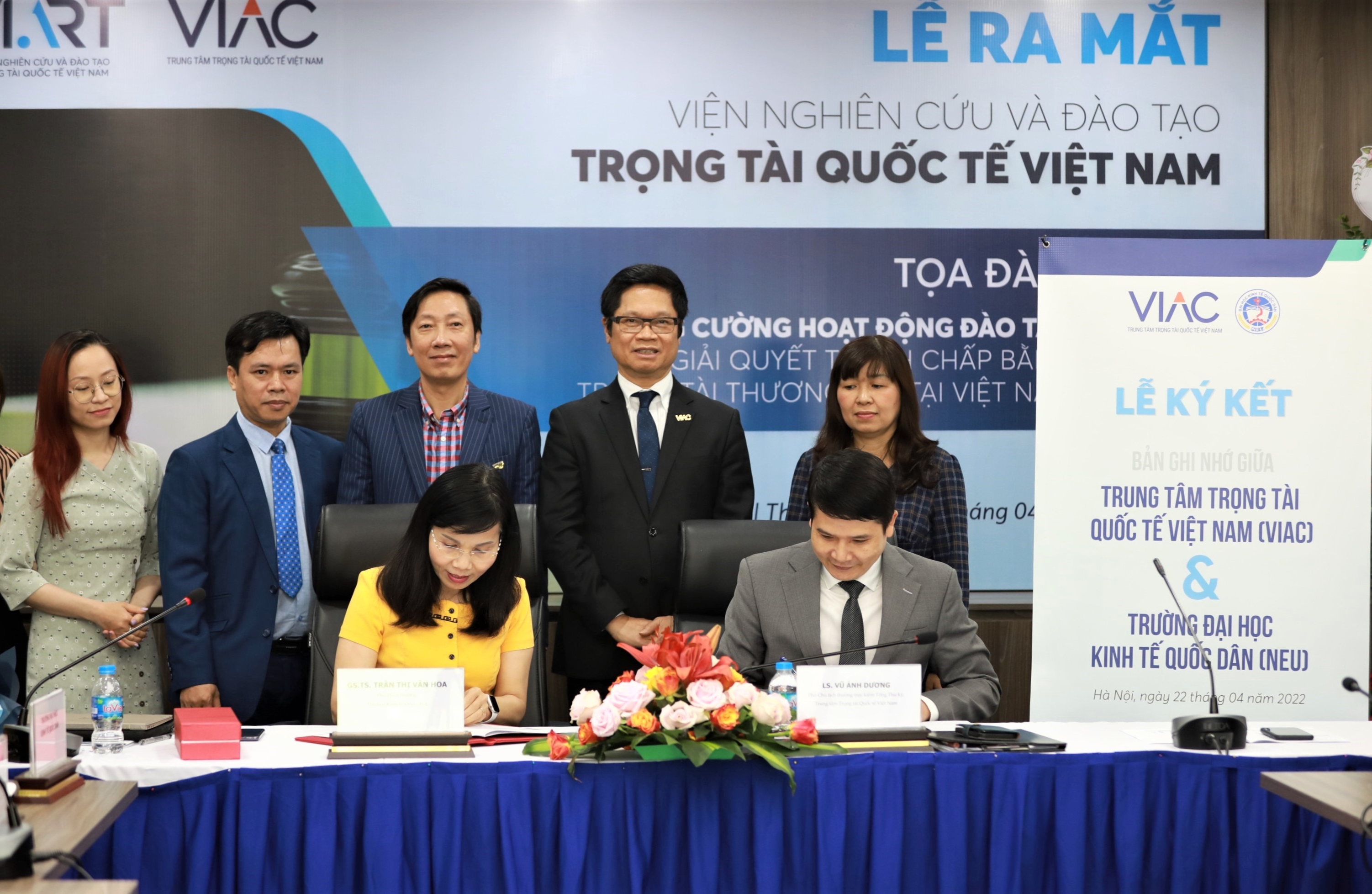 Signing ceremony: VIAC to sign Memorandum of Understanding with National Economic University (NEU)