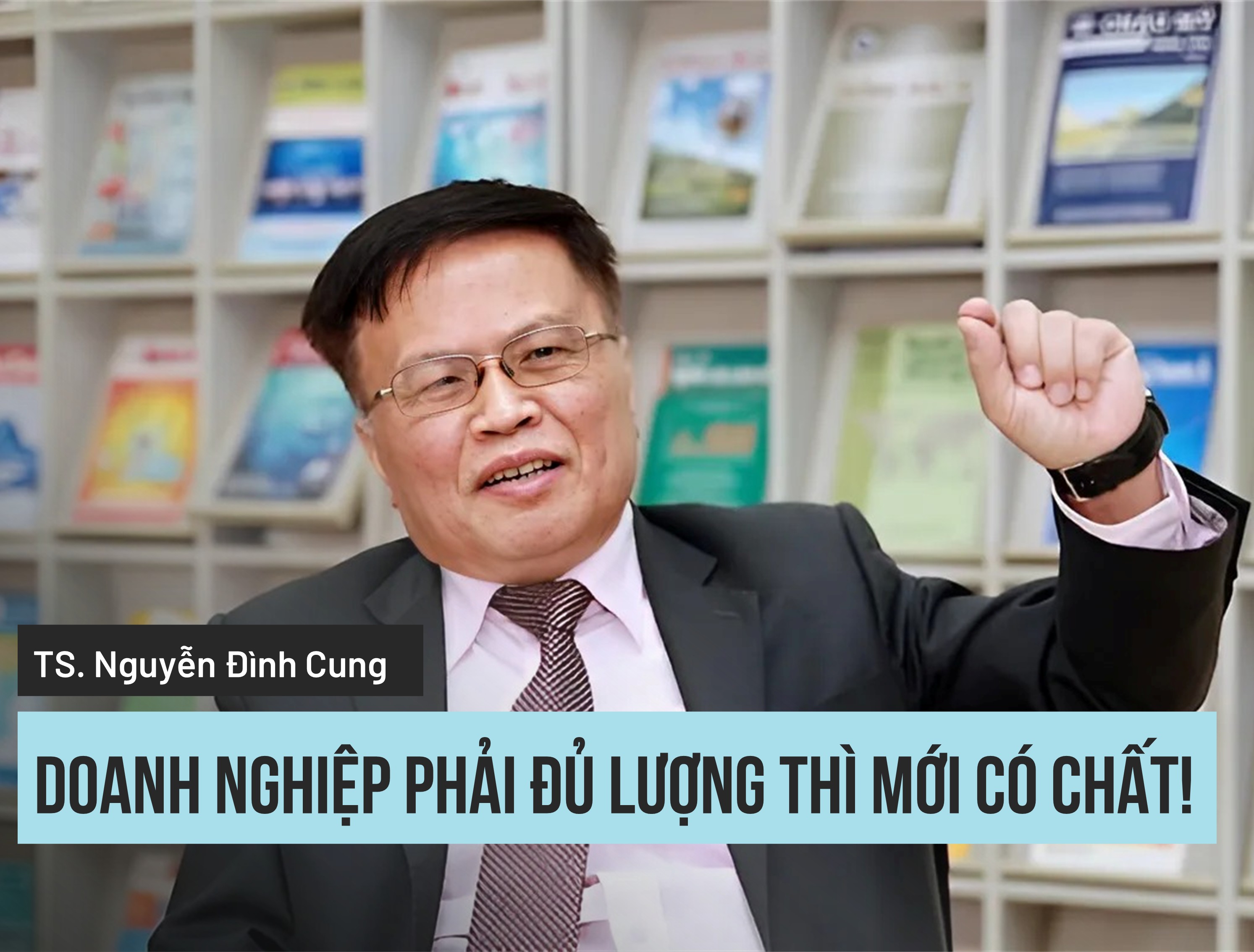TS. Nguyễn Đình Cung, Trọng tài viên VIAC: Doanh nghiệp phải đủ lượng thì mới có chất!
