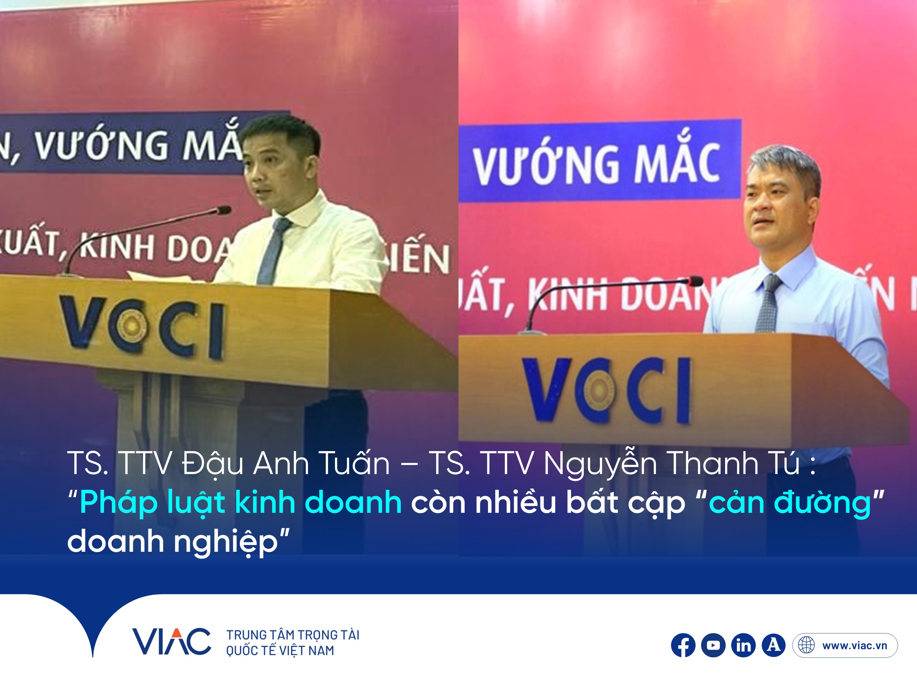TS.TTV. Đậu Anh Tuấn - TS.TTV Nguyễn Thanh Tú: Pháp luật kinh doanh còn nhiều bất cập “cản đường” doanh nghiệp